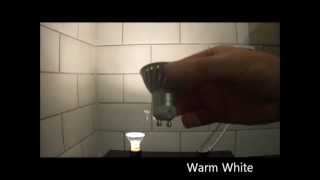 LEDIFY 4W GU10 LED vs 50W Halogen  High Quality Low Cost [upl. by Eiderf]