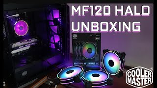 Cooler Master MF120 Halo Unboxing and Installation [upl. by Arihay]