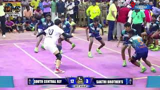 SEMI FINALSAKTHI BROS ANTHIYUR vs SOUTH CENTRAL RAILWAYKATTAKKUDISTATE LEVEL WOMENS KABADDI 2024 [upl. by Leugim]