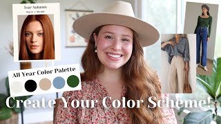 How to Create a Color Scheme AllYear Capsule Wardrobe Colors  Wear Colors You Love [upl. by Wojcik]