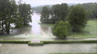 Hochwasser bei Talsperre Pirk und in Plauen Vogtland [upl. by Eran252]