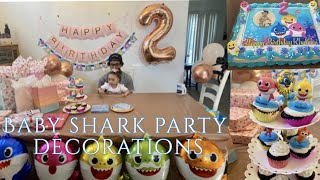 DIY Baby Shark Party Decorations [upl. by Allin744]