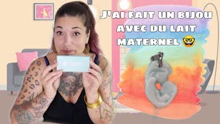 TEST Je crée un BIJOU avec mon LAIT MATERNEL [upl. by Allevon]