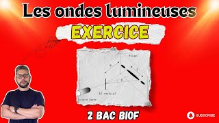 Exercice  Correction  Les ondes lumineuses  Longueur donde dans le verre  2 BAC  Prof MOUSLIM [upl. by Sears]