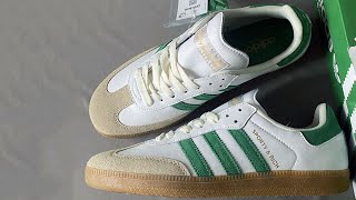 From Supkicks Adidas Samba OG Sporty amp Rich White Green HQ6075 Review [upl. by Chamberlain227]