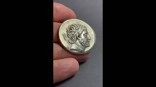 PRUSIAS II CYNEGOS HGC 7 622 Date 182149 BC Silver Tetradrachm Nikomedeia Bithynia Zeus [upl. by Cypro]