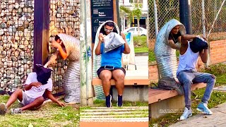 EL TÚNEL TAPA ROSTROS LEGENDARIO Y 3XTREM0🤣comedy funny shortvideo viralvideo video shorts [upl. by Einnob32]