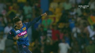 Dunith Wellalage 5 wickets vs India  3rd ODI  SL vs IND [upl. by Ecirtnom]