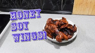 Honey Soy Wings in the Smoker  Cook with KP SE25 EP32 [upl. by Yedoc]