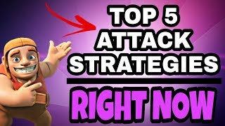 TOP 5 ATTACK STRATEGIES RIGHT NOW  TH9 Attack Guide [upl. by Sashenka88]