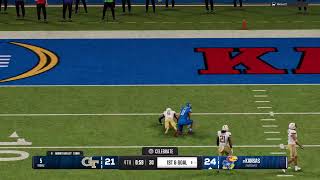 COTTON BOWL WIN CFP HEISMAN DIVISION KANSAS VS GEORGIA TECH [upl. by Adnale]