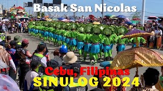 Basak San Nicolas Street Dancing Competition at Sinulog Festival Parade 2024 [upl. by Ninette604]