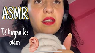 Te limpio los oídos👂 roleplay ASMR [upl. by Sidell44]