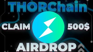 RUNE  ThorChain token  get rewards  AIRDROP 500 [upl. by Elinad240]