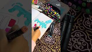 Rasm darsi daftarini ustini bejash shortsyoutube scrapbookingideas art handmadediy [upl. by Balf893]