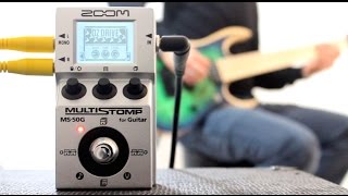 Zoom MS50G Multistomp  Full Mix Demo amp Playthrough Standalone  Amp Models [upl. by Weiss]