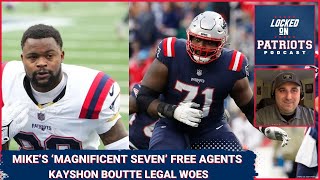 New England Patriots Top 7 Priority Pats Free Agents Kayshon Boutte Legal Troubles [upl. by Lirret]