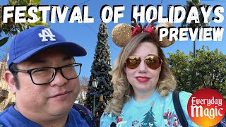 Disney California Adventure Festival of Holidays 2024 Preview [upl. by Retsub]