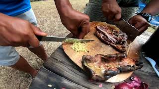 Kilawing Kambing Recipe Chopped Goatskin Kilawin [upl. by Oirramed]