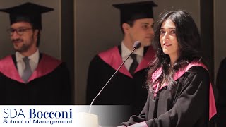 Commencement Speech 2012  FullTime MBA  SDA Bocconi [upl. by Ellevart]