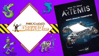 Episode 7 How to Draw Artemis  The Crawler Transporter [upl. by Attena]