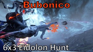 Bubonico 6x3 Warframe 18 Eidolons in 1 Night Cycle Unairu Wisp DPS Volt POV [upl. by Indira]