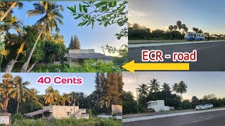 Ad238 40 cent Commercial land for sale in Poonjeri ECR  ECR touch property  1 free EB service [upl. by Roosevelt508]