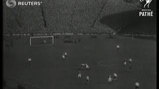 FOOTBALL England beaten by Scotland at Hampden park 21 1946 [upl. by Lenci]