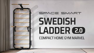 Compact Home Gym Marvel Discover the SpaceSmart Swedish Ladder 20 [upl. by Ased]