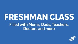 Freshman Class Filled with Moms Dads Teachers Doctors and more [upl. by Maddox]