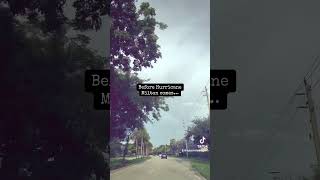 The calm before the storm shorts hurricane hurricanemilton tiktok tiktokviral [upl. by Gwenette]