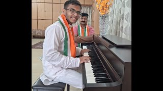 Indian National Anthem  Jana Gana Mana  Piano Tutorial  Om Upadhyaya [upl. by Idnim]