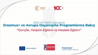 2024 Yılı Teklif Çağrısında Erasmus ve Avrupa Dayanışma Programlarına Bakış [upl. by Eiramassenav]