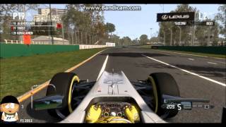 Lets play F1 2011 GERMAN  Part 5  Australien Rennen 12 [upl. by Teeniv]