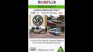 Busflix Buses at work 01 Leyland Nationals Part 1 1988  9 [upl. by Anilem829]