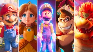 Super Mario Movie  ALL CHARACTERES 2023 HD [upl. by Ithsav]