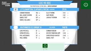 Littlehampton Clapham amp Patching CC Sunday Club XI v Southwater CC Sunday XI [upl. by Lenhard]