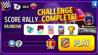 Rainbow Solo Challenge Score Rally2200 Score Match Masters [upl. by Yerrot]