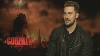 Aaron TaylorJohnson interview on Godzilla difficult actors and Avengers [upl. by Zsa Zsa]