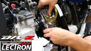 DRZ400SM Lectron Carb Install and Review [upl. by Yema]