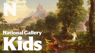 The Voyage of Life 1842 Thomas Cole [upl. by Ernesto]