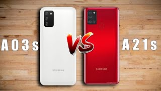 Samsung Galaxy A03s vs Galaxy A21s [upl. by Keffer]