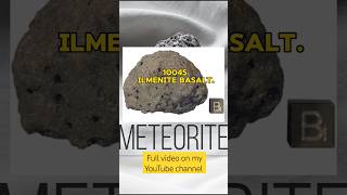 sample 10044 ilmenite basalt lunar rock sample meteorite lunar [upl. by Jacklyn]