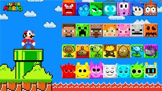 Super Mario Bros But There Are More Custom Blocks Collections ALL EPISODES [upl. by Bick]