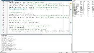 Microgrid with Battery and EV Optimization MATLAB Code  A StepbyStep Guide [upl. by Bullion]