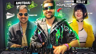 AmitBhai Meet DJ Alok in Brazil 🇧🇷  FFWS FINAL 2024 [upl. by Larson]