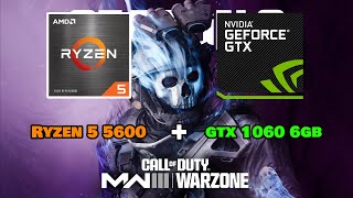 Ryzen 5 5600  GTX 1060 6GB  CALL OF DUTY WARZONE warzone amd gaming pcgaming nvidia [upl. by Pavel204]