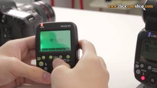 Using the Yongnuo YNE3RT Transmitter with the YN600EXRT and YNE3RX Product Review [upl. by Ameerahs]