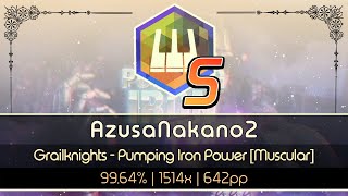 「🎹 osumania 7K」AzusaNakano2  Grailknights  Pumping Iron Power feat Joakim Broden Muscular [upl. by Sueahccaz766]