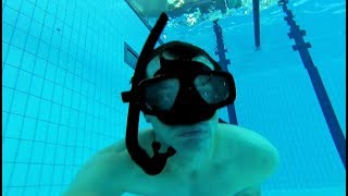 How to use a snorkel for diving down underwater [upl. by Navada]